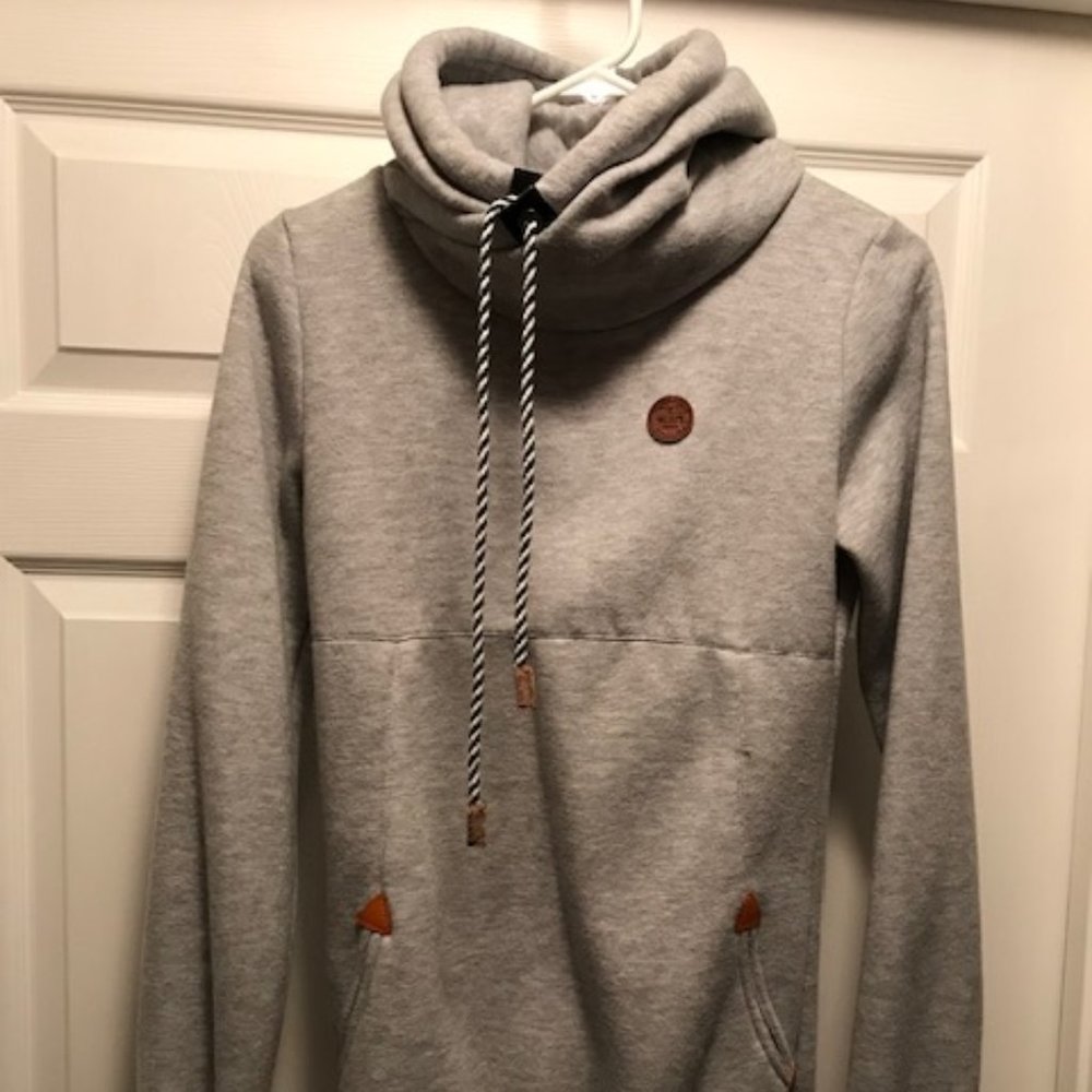 Naketano immitation style HYX Cowl neck Hoodie grey extremely warm xs